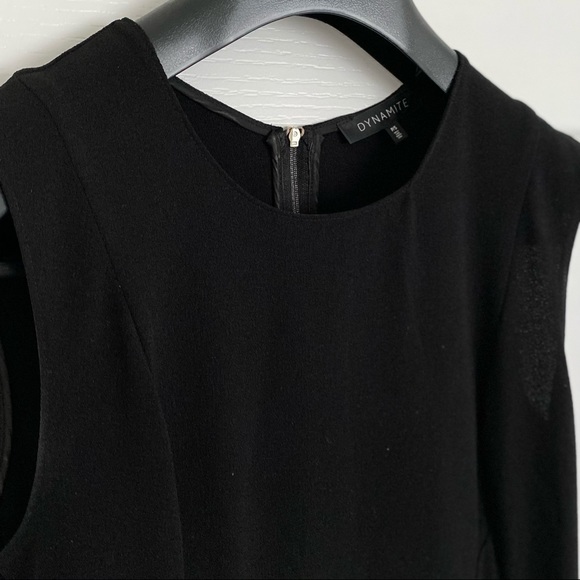 Dynamite | Black Classic Fit and Flare Dress - Picture 4 of 9